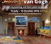 Instalaţii audio-video şi floarea soarelui, în expoziţia interactivă ”Moving van Gogh” de la Buşteni