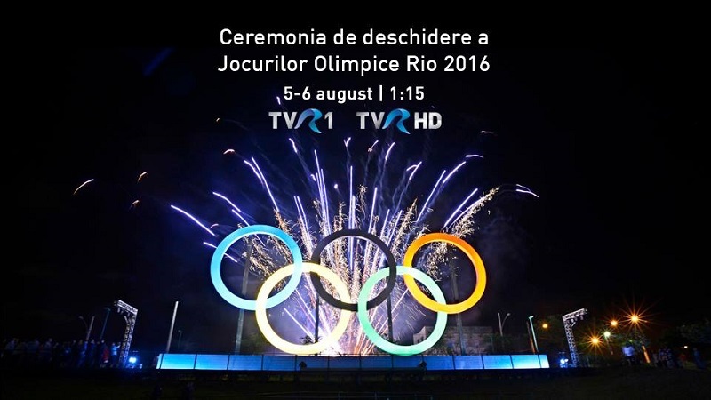 TVR va transmite ceremonia de deschidere a Jocurilor Olimpice, sâmbătă, de la ora 01.15