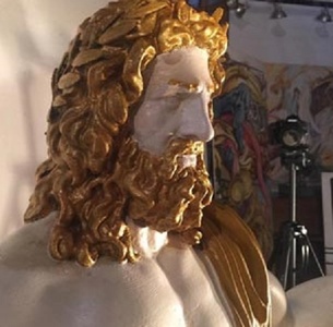 O statuie a lui Zeus, una dintre cele şapte minuni ale Antichităţii, recreată cu ajutorul unei imprimante 3D