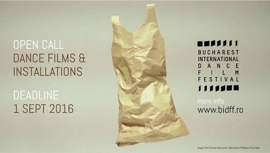 Cea de-a doua ediţie a Bucharest International Dance Film Festival va avea loc în perioada 9-13 noiembrie