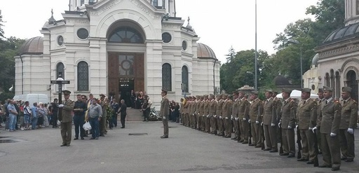 Actorul Marin Moraru a fost înmormântat cu onoruri militare la Cimitirul Bellu