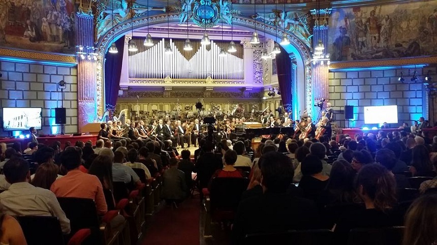 Concursul Internaţional ”George Enescu” a debutat cu un concert de gală; România, între spaţiile culturale reprezentative ale lumii. FOTO