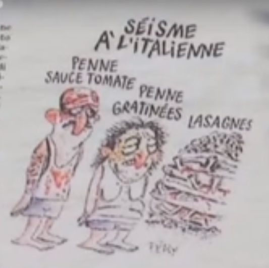 Charlie Hebdo, dată în judecată de Consiliul local din Amatrice, pentru caricaturi ofensatoare la adresa victimelor cutremurului