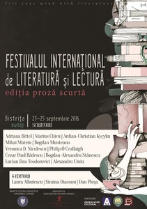 Ediţia proză scurtă a Festivalului Internaţional de Literatură şi Lectură va avea loc între 23 şi 25 septembrie la Bistriţa