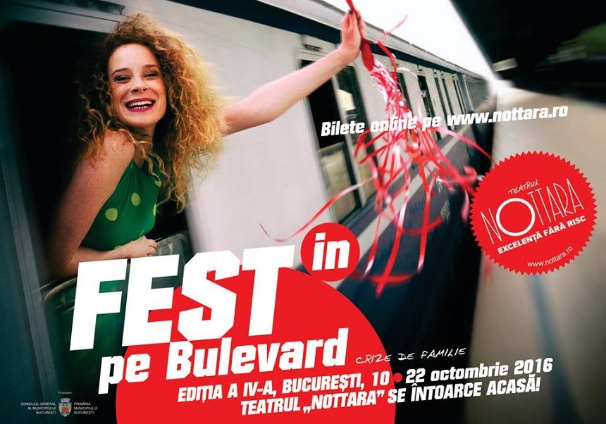 Festivalul ”FestIn pe Bulevard”, la Teatrul Nottara: 31 de reprezentaţii în 13 zile