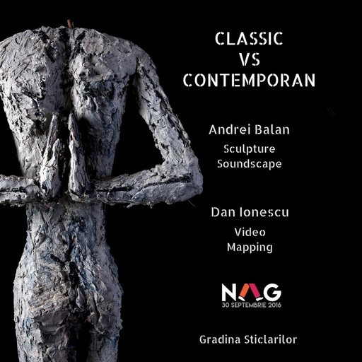 Noaptea Albă a Galeriilor: Expoziţie de sculptură, sunet şi video-mapping la Grădina Sticlarilor