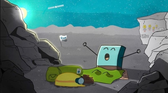 Philae s-a trezit (Foto: ESA/Twitter)