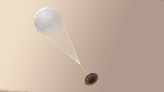 ESA a publicat fotografii noi cu locul în care modulul spaţial Schiaparelli s-a prăbuşit pe Marte