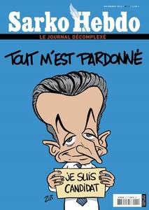 Sarko Hebdo, jurnal de satiră trimestrial, va apărea în Franţa pe 7 noiembrie. Redactorul-şef: Este un omagiu adus săptămânalului Charlie Hebdo