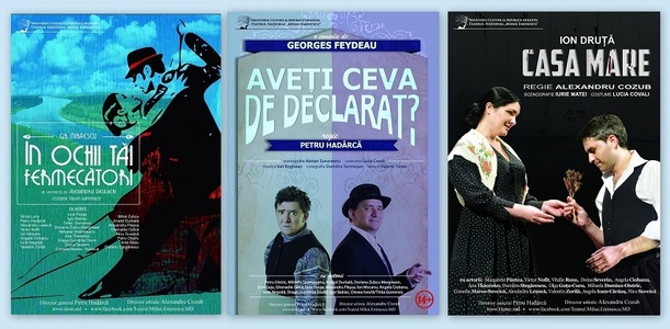 Teatrul Naţional ”Mihai Eminescu” din Chişinău va prezenta trei spectacole pe scena TNB, în cadrul Turneului ”Teatru românesc la Bucureşti, Iaşi şi Chişinău”