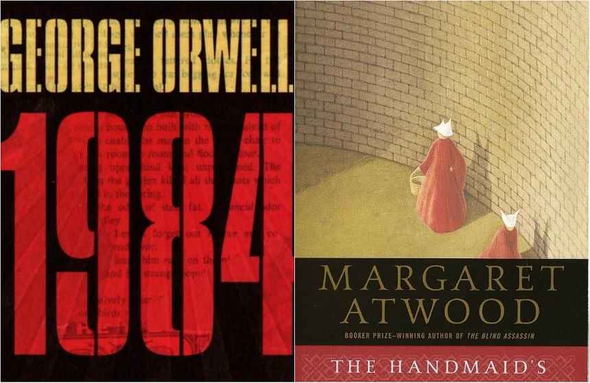 Romane de George Orwell şi Margaret Atwood, oferite de un binefăcător misterios, pentru a încuraja ”rezistenţa” societăţii americane în faţa administraţiei Trump