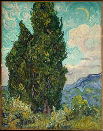 ”Chiparoşi”, de Vincent van Gogh