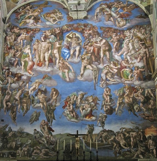 Judecata de Apoi - Michelangelo (Foto: Wikipedia.org)