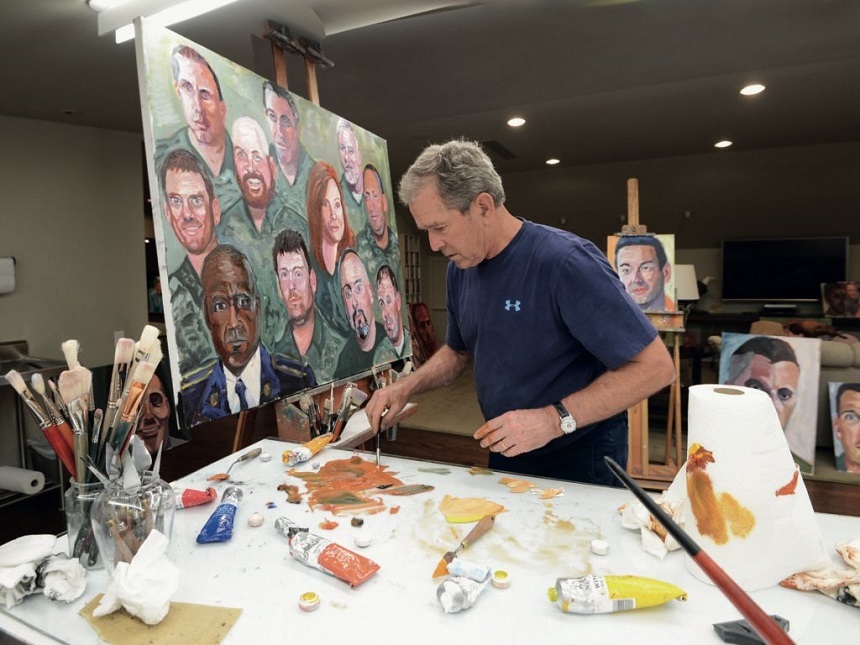 New York Times: ”Portraits of Courage”, albumul cu picturi realizate de George W. Bush, se află în topul celor mai bine vândute cărţi