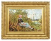 ”Bretonă la Brolle”, de Nicolae Grigorescu, adjudecat în Licitaţia de Primăvară de la Artmark cu 140.000 de euro
