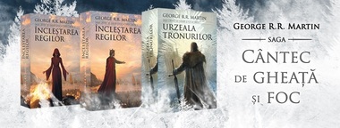 ”Urzeala tronurilor”, ”Încleştarea regilor” şi ”Iureşul săbiilor”, de George R.R. Martin, apar într-un nou format grafic la editura Nemira
