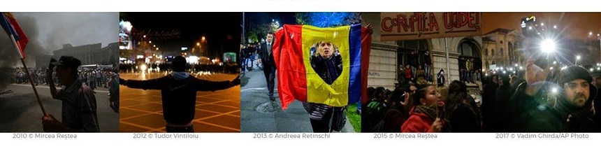 Proteste care au avut loc în România în ultimii 10 ani, într-un album foto independent - o arhivă vizuală, fără interpretare politică