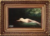“Nimfă dormind”, de Nicolae Grigorescu, licitat la Goldart. Tabloul are un preţ de pornire de 220.000 de euro