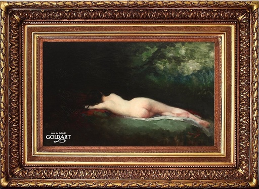 “Nimfă dormind”, de Nicolae Grigorescu, licitat la Goldart. Tabloul are un preţ de pornire de 220.000 de euro