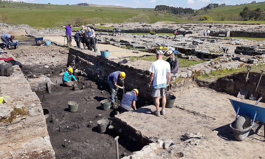 Un număr de 25 de tăbliţe romane au fost descoperite lângă Zidul lui Hadrian