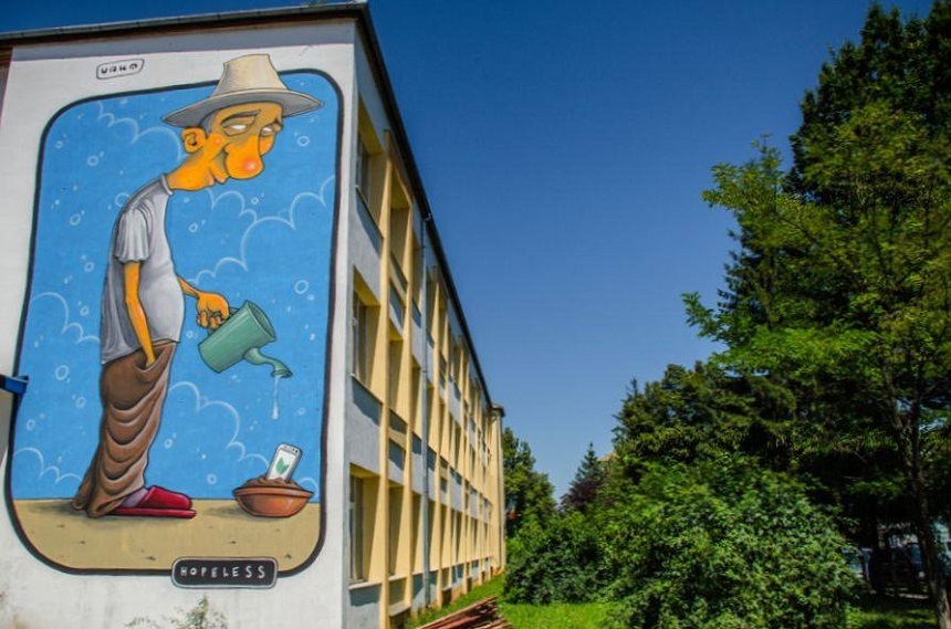 Circuit de Artă Stradală în Sibiu - Peste 3.500 de metri pătraţi de picturi murale