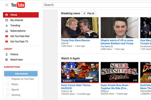 YouTube lansează o secţiune de ştiri