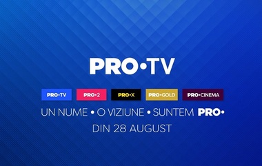 Sport.ro şi Acasă vor fi redenumite, iar celelalte televiziuni din grupul Pro vor avea noi sigle începând din 28 august