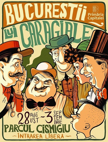 Trei sute de artişti, spectacole de teatru şi concerte, la festivalul Bucureştii lui Caragiale

