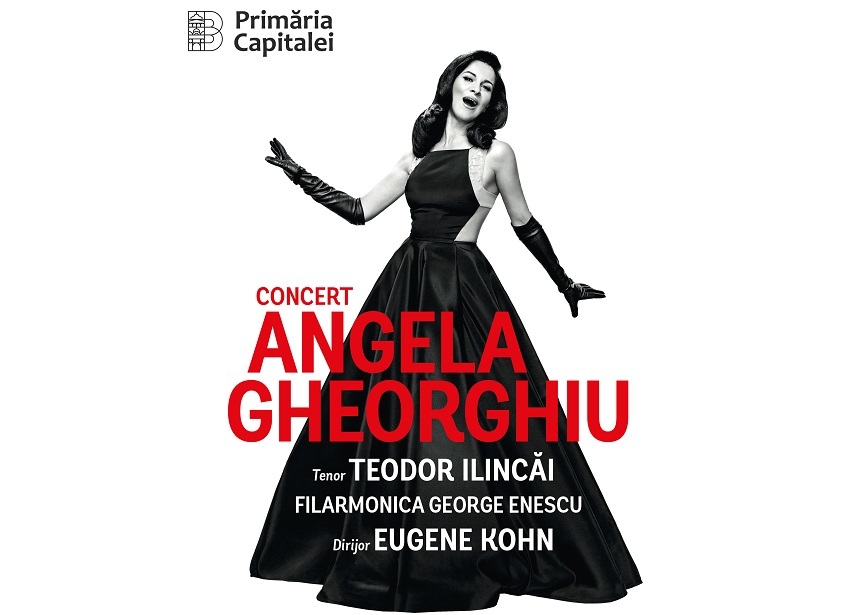 Soprana Angela Gheorghiu va susţine un concert extraordinar cu ocazia Zilelor Bucureştiului