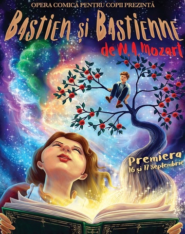 Spectacolul de operă "Bastien şi Bastienne", de W.A. Mozart, deschide stagiunea Operei Comice pentru Copii