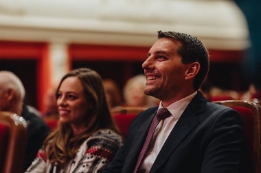 Fostul principe Nicolae, alături de logodnica sa, la Festivalul de Film Astra, de la Sibiu