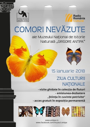 Expoziţia permanentă de la "Antipa" poate fi vizitată gratuit de Ziua Culturii Naţionale