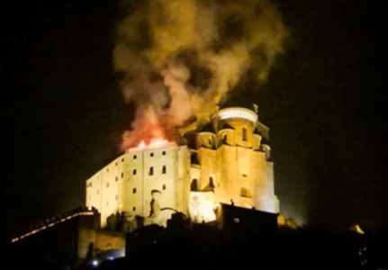 Torino: A ars acoperişul abaţiei care a inspirat romanul "Numele trandafirului" de Umberto Eco 