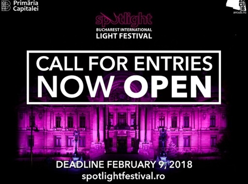 Spotlight va avea loc între 12 şi 15 aprilie la Bucureşti. Faţada Palatului CEC va fi transformată în premieră prin proiecţii 3D de video mapping