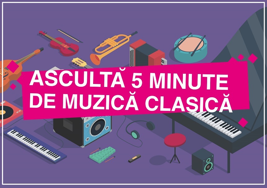 Proiectul „Ascultă 5 minute de muzică clasică” al Radio România Muzical va începe joi şi îl va avea ambasador pe violonistul Alexandru Tomescu