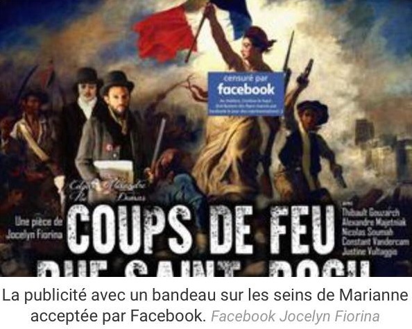Facebook a cenzurat tabloul - simbol al Revoluţiei de la 1830 "Libertatea conducând poporul", de Eugène Delacroix