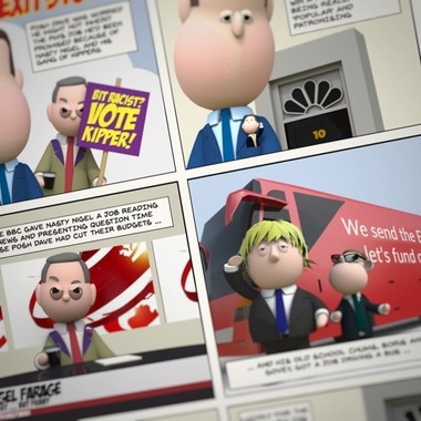 "Reverend May" şi "Gaşca Brexit", portretizaţi într-un volum de benzi desenate inspirat dintr-un serial TV din anii '60