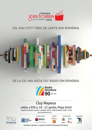 Târgul Gaudeamus, ediţia a 19-a, va avea loc la Cluj-Napoca între 18 şi 22 aprilie
