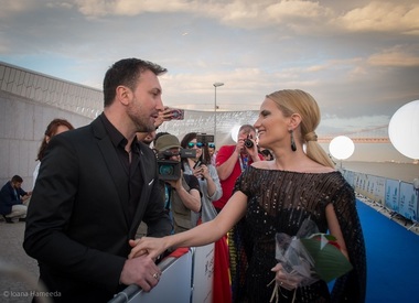 Eurovision 2018: Cristina Caramarcu a fost cerută în căsătorie la ceremonia de deschidere a concursului