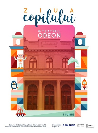 Teatrul Odeon îşi deschide porţile pentru copiii de toate vârstele: instalaţii interactive şi labirint din totemuri luminoase