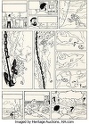 Două desene rare cu aventurile lui Tintin, semnate de Hergé, au fost adjudecate la peste 400.000 de dolari