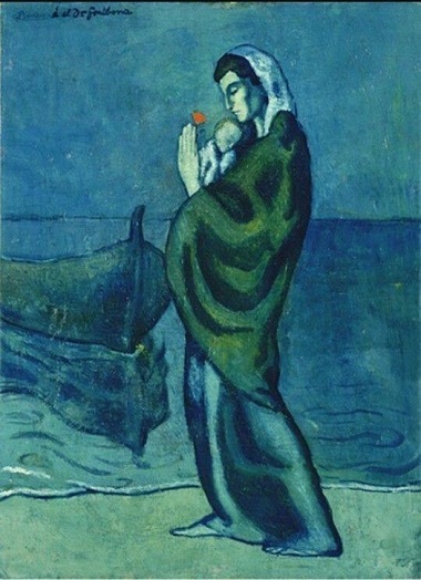 O pagină dintr-un cotidian francez a fost descoperită sub stratul de vopsea al  unei pânze de Pablo Picasso, în Japonia