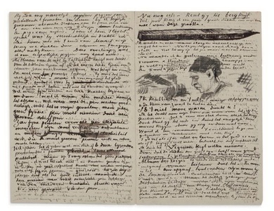 O partitură de Mozart şi o scrisoare de la Vincent Van Gogh, între sute de manuscrise licitate la Paris