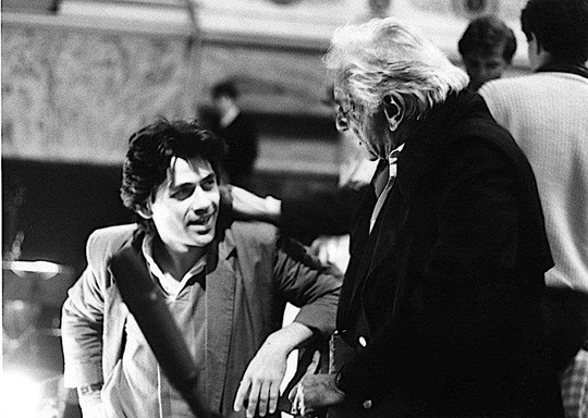 Christian Badea şi Leonard Bernstein