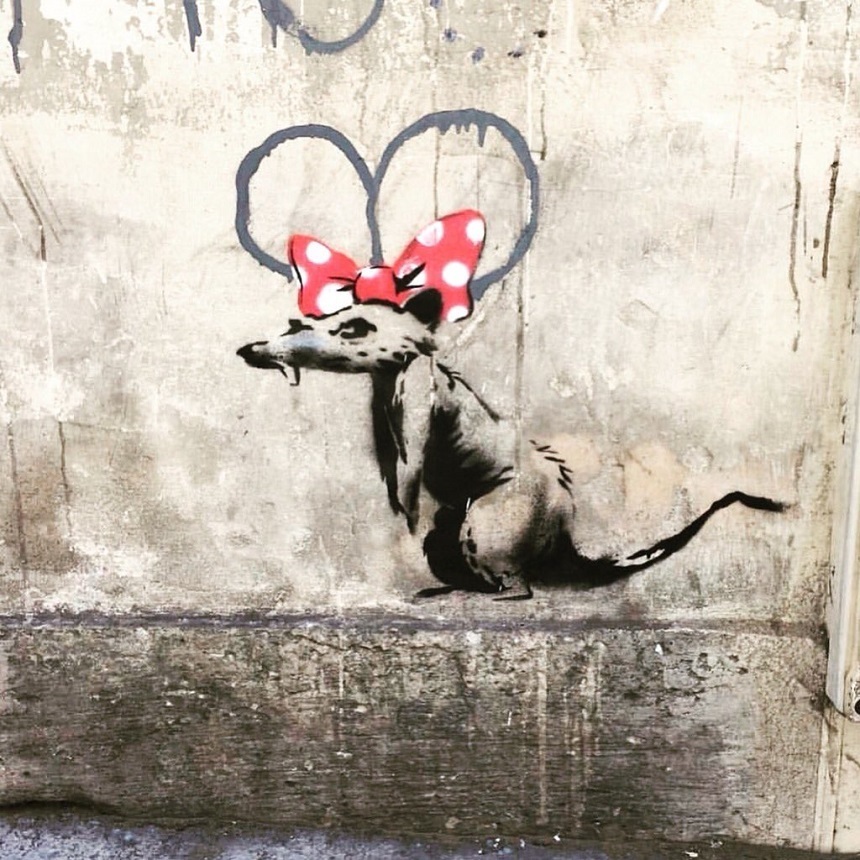Centrul Pompidou din Paris va proteja operele stradale ale lui Banksy - FOTO