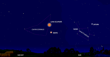 Cea mai lungă eclipsă de lună din acest secol se va produce vineri noapte. Maximul, când Luna se află cel mai aproape de centrul umbrei, la ora 23.22