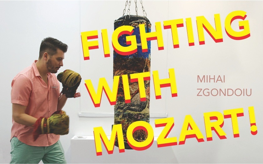 "Fighting with Mozart!", instalaţie interactivă semnată de artistul Mihai Zgondoiu, prezentată la Arkadia ShortFest 