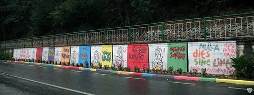 Băile Culturale Herculane, la final - Patru picturi murale realizate de artiştii Ion Barbu, Kero & Ocu, Obie Platon şi IRLO pentru reactivarea staţiunii istorice