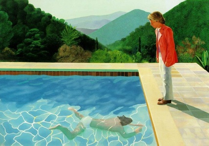 O pictură a lui David Hockney ar putea deveni cea mai scumpă lucrare a unui artist în viaţă vândută la licitaţie