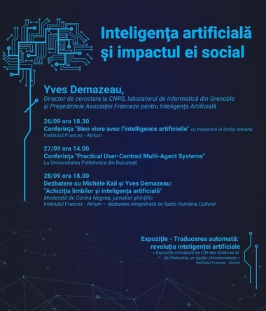 Cercetătorii francezi Yves Demazeau şi Michèle Kail vor susţine dezbateri în cadrul Bucharest Science Festival